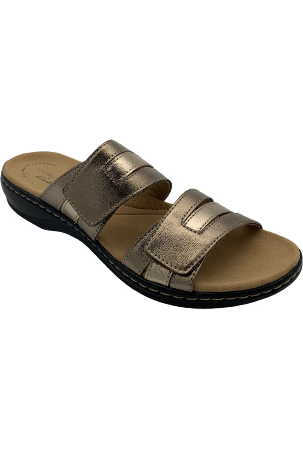 Sandali Clarks Collezione Slide Regolabili Leisa Zoe Metallizzati