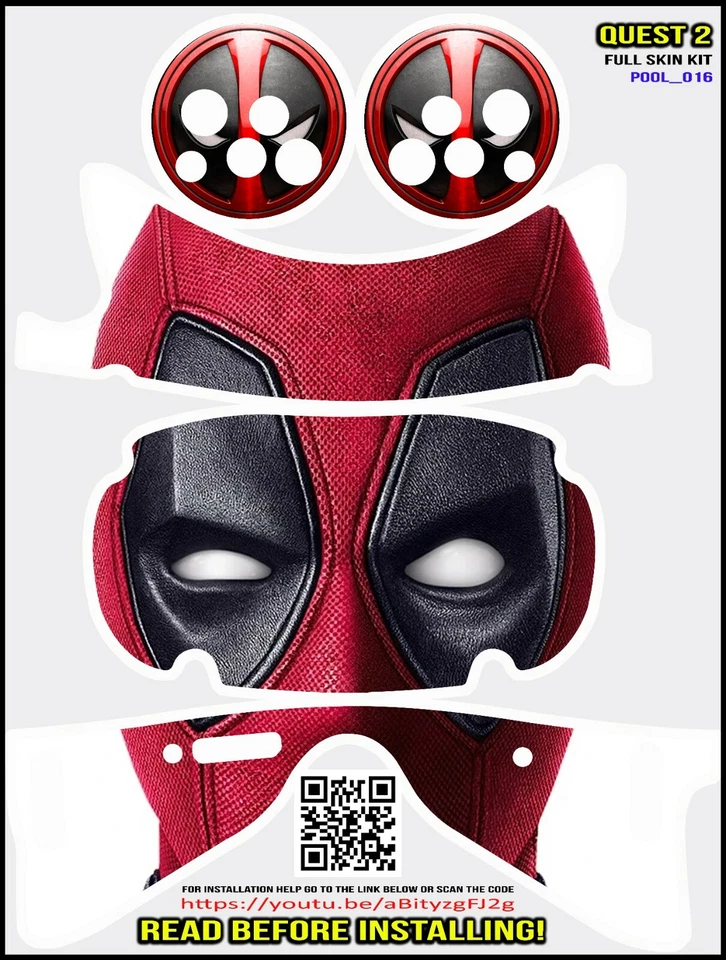 GAMERWRAPS Pool016 full wrap Skin kit that fits the Oculus Quest 2