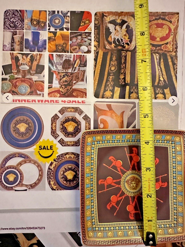 Versace Iconic Heroes Tray Plate Rosenthal NEW SALE - Picture 4 of 12