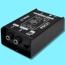 Pyle PDC21 Premium Direct Injection Audio Box, 1/4" Connector, Black