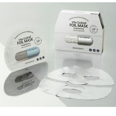 Banobagi Vita Complex Cocktail Foil Mask Brightening Intensive Lifting 10 Sheets