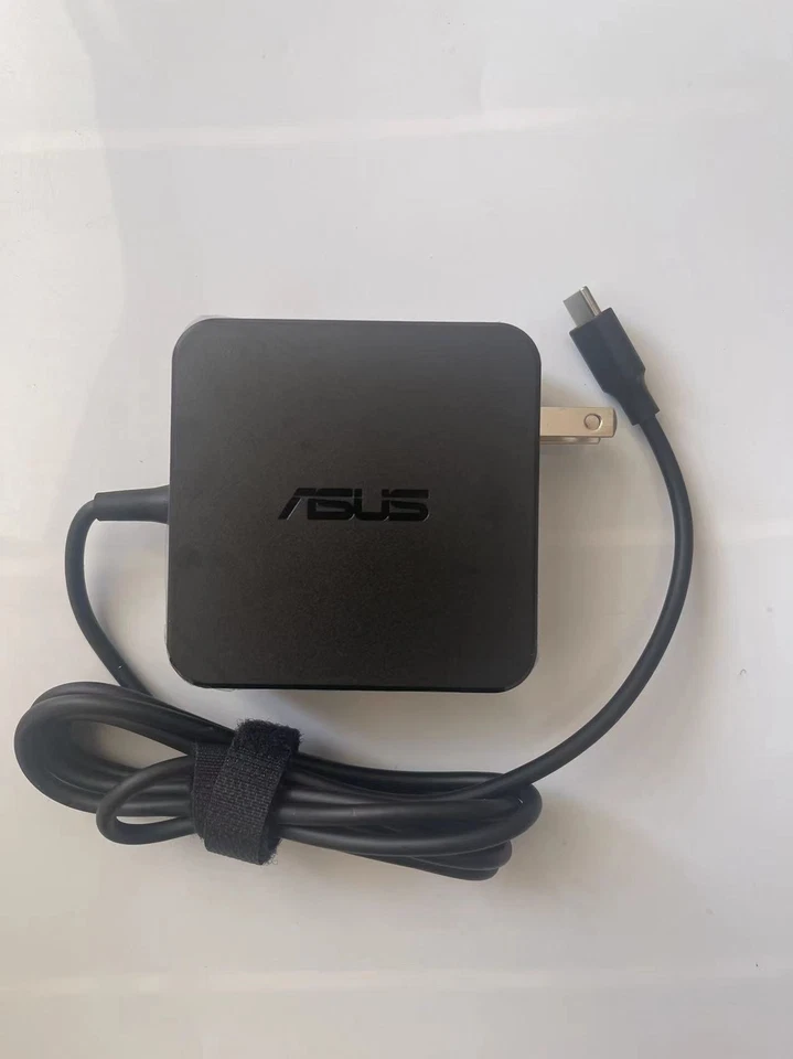 Adaptador carregador CA USB-C tipo C ASUS 65W ZenBook/Chromebook/Transformer Book- - Imagem 2 de 4