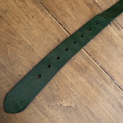 Banana Republic Olive Green Studded Leather Belt with Brass Buckle Banana Republic | Accessories | Banana Republic Distressed  main image 4