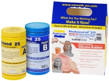 Smooth-On Rebound 25 Brush On Trial Unit Platinum Silicone Moldmaking Rubber