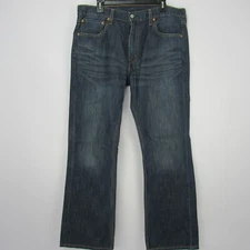 Levi's 527 Blue Jeans Men's 38 x 32 Blue Denim Bootcut Leg American