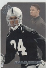 1998 Charles Woodson Playoff Absolute ROOKIE CARD #177 - Raiders Michigan RC. rookie card picture
