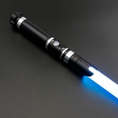 Hot Force Dueling Lightsaber Premium Metal Smooth Swing with Movie Sound Black