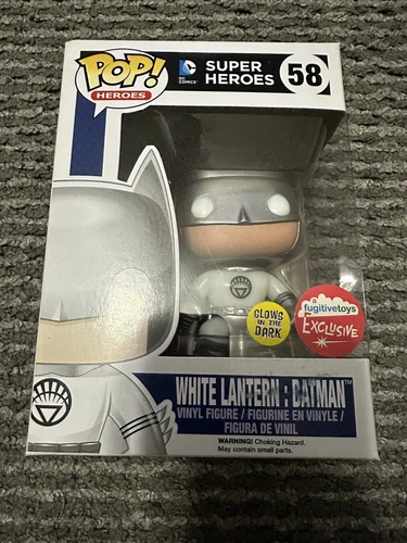 Funko Pop! Super Heroes #58 Pop! Heroes White Lantern Batman(GITD) Fugitive Toys