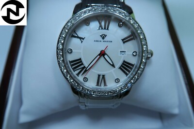 Mens Aqua Master Diamond Watch // 2.5 CTW - SI1 - G Color // Appraised $2,600.