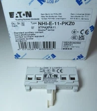 EATON MOELLER NHI-E-11-PKZ0 FRONT MOUNT AUXILIARY CONTACT 1 NO 1 NC XTPAXFA11