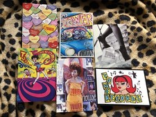 TOWER RECORDS promo POSTCARDS 2000/2001 - lot of 6