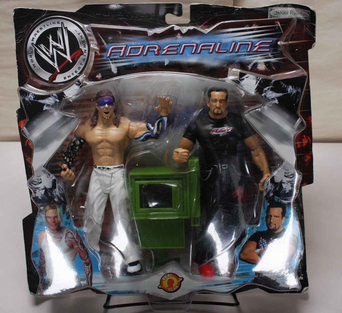 JAKKS PACIFIC WWE ADRENALINE JEFF HARDY TOMMY DREAMER