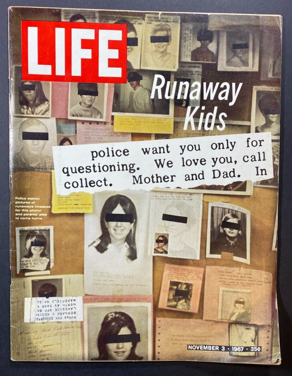 LIFE Magazine Nov 3 1967 Runaway Kids Robert Shaw Robert F Kennedy US News