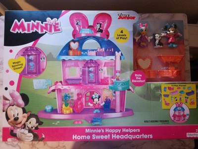 âFisher PriceâDisney Minnie Mouse House Playset Home Sweet Headquarters!!! | eBay