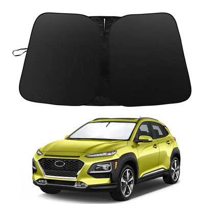 For 2018-2023 Hyundai Kona Front Windshield Sun Shade Anti UV Block Shield Cover