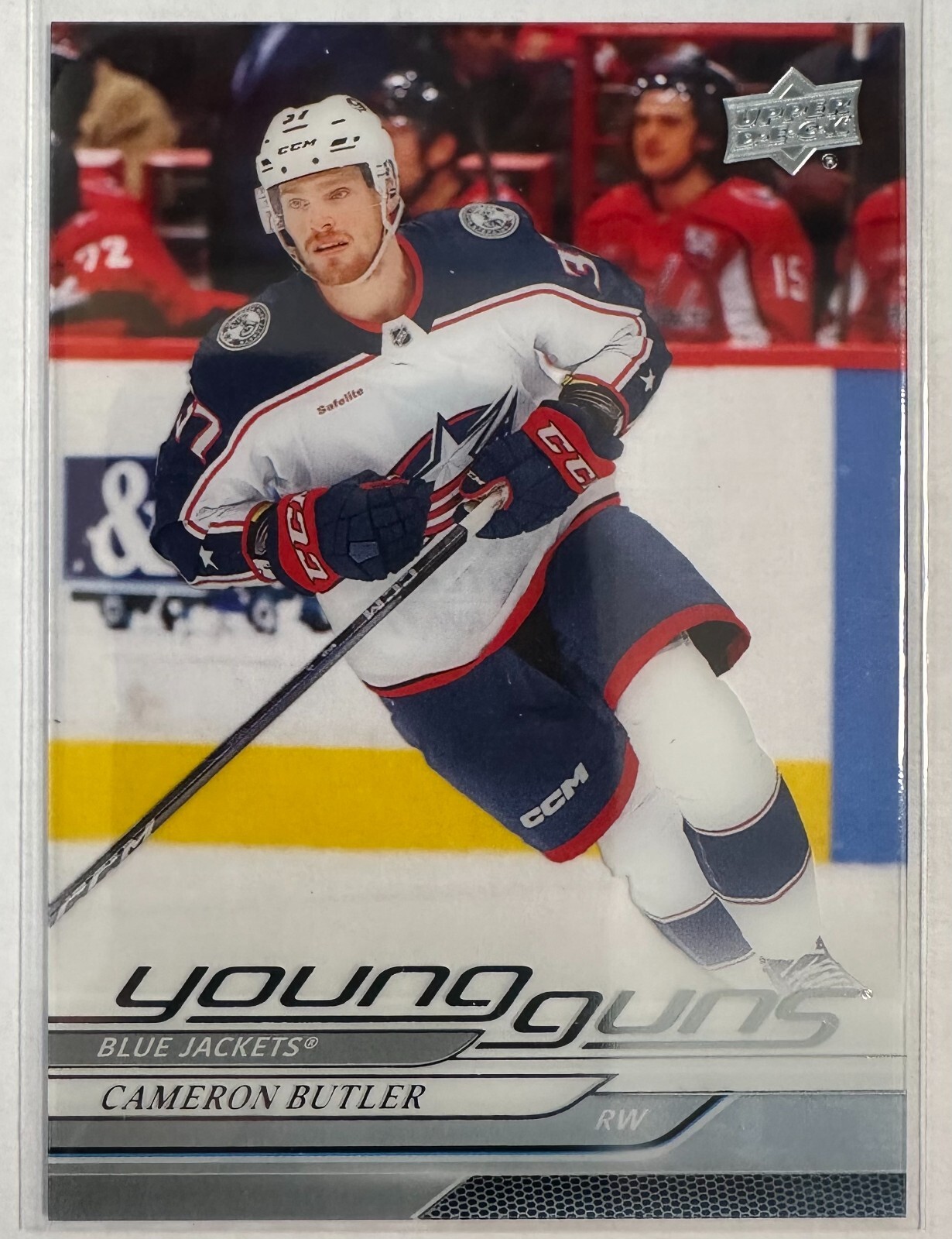 CAMERON BUTLER 2024-25 UPPER DECK SERIES 2 YOUNG GUNS CLEAR CUT SP RC #455