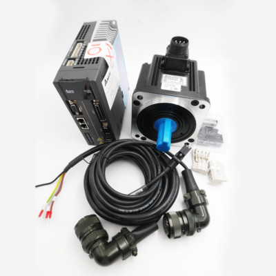 Delta 1KW AC Servo System Drive Motor 4.77NM Controller Kits 130MM +3M Cable A2