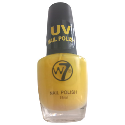 W7 UV Nagellack 108 Hip Hop Gelb Lack Farbe Beauty Neu