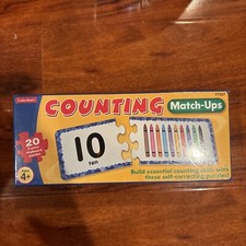 BRAND NEW Counting Match-Ups Lakeshore 20 2-piece Puzzles Ages 4 FREE SHIPPING