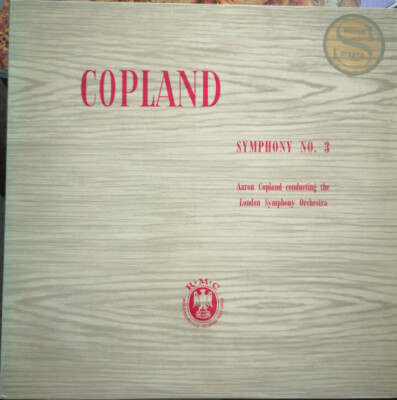 Aaron Copland Symphony No3 and London Symphony Orchestra LP Record