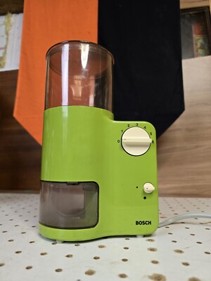 Original Kult Kaffeemühle Bosch K3 Grün-Amazonas,elektrisch, Voll Funktionsfähig