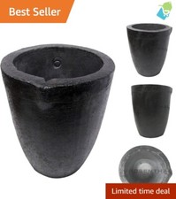Versatile 4.75 lb Graphite Crucible for Melting  Casting Gold, Silver, Copper