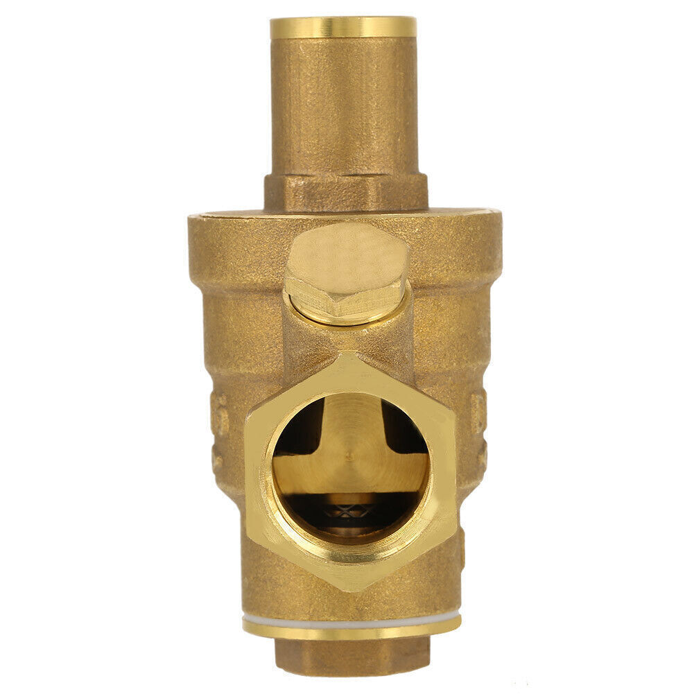 1pc Brass Adjustable Water Pressure Reducing Regulator Valve Thread DN15 1/2