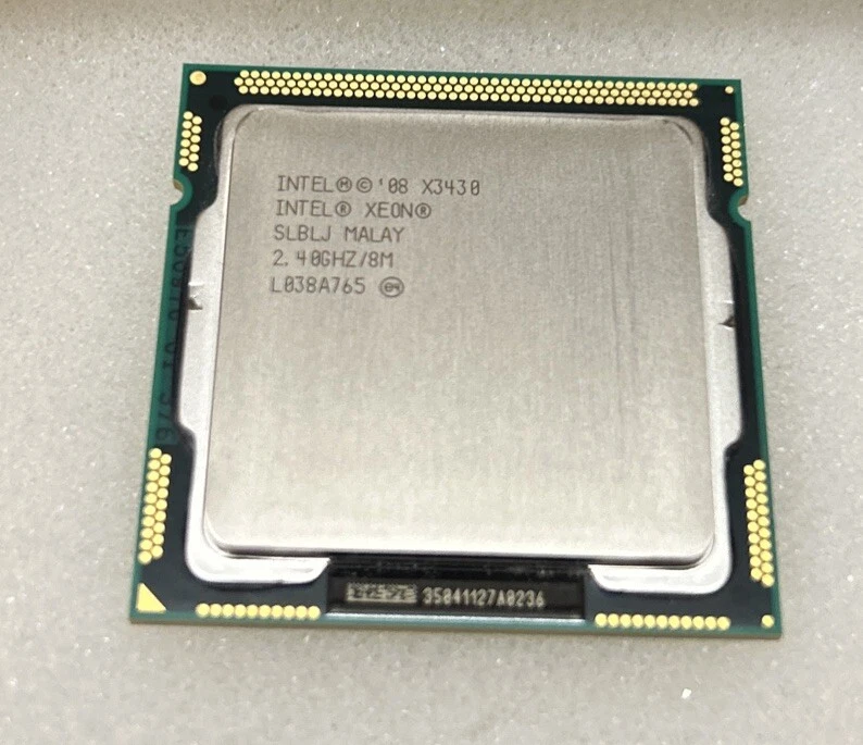 Intel Xeon X3430 X3430 - 2.4GHz Quad-Core (BX80605X3430) Processor - Image 2 of 2