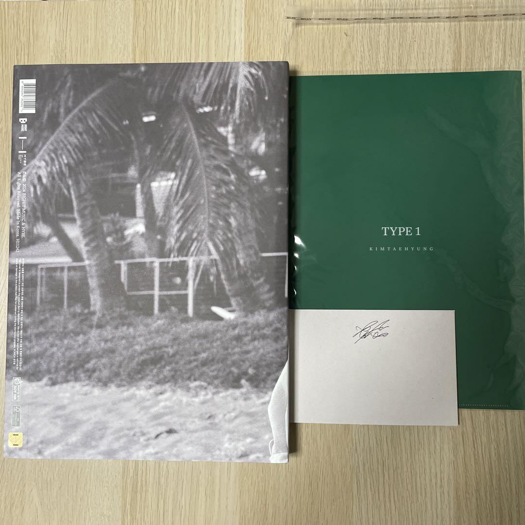 BTS V テテ  ‘TYPE1’  写真集 フォトブック　ファイル付き Bts V Tete Type1 Photo Book With File | eBay