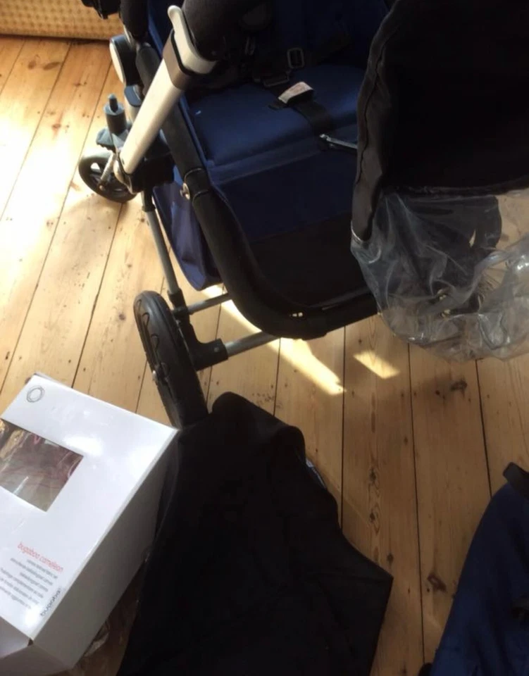 👀 BUGABOO CAMELEON BLUE PUSHCHAIR SINGLE SEAT STROLLER 👀 - Image 3 of 4