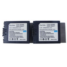 2PCS CGA_S006/DMW-BMA7 battery for Panasonic DMC FZ7 FZ8 FZ18 FZ28 FZ30 FZ35
