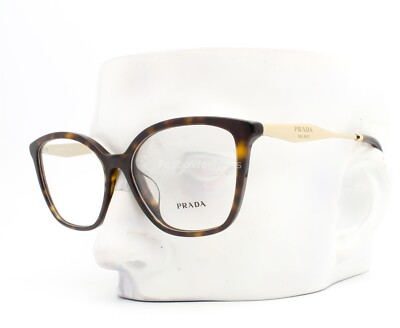 Prada Eyeglasses Glasses VPR 02ZF 2AU-1O1 Brown Tortoise 56mm - Alternative Fit