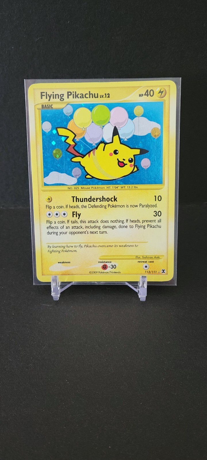 MP Flying Pikachu #113 Pokemon Rising Rivals e56f
