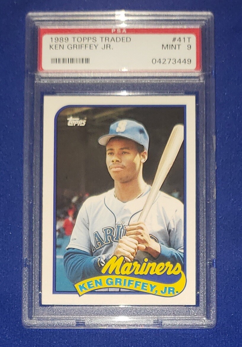 1989 TOPPS TRADED #41T Ken Griffey JR Seattle Mariners PSA MINT 9