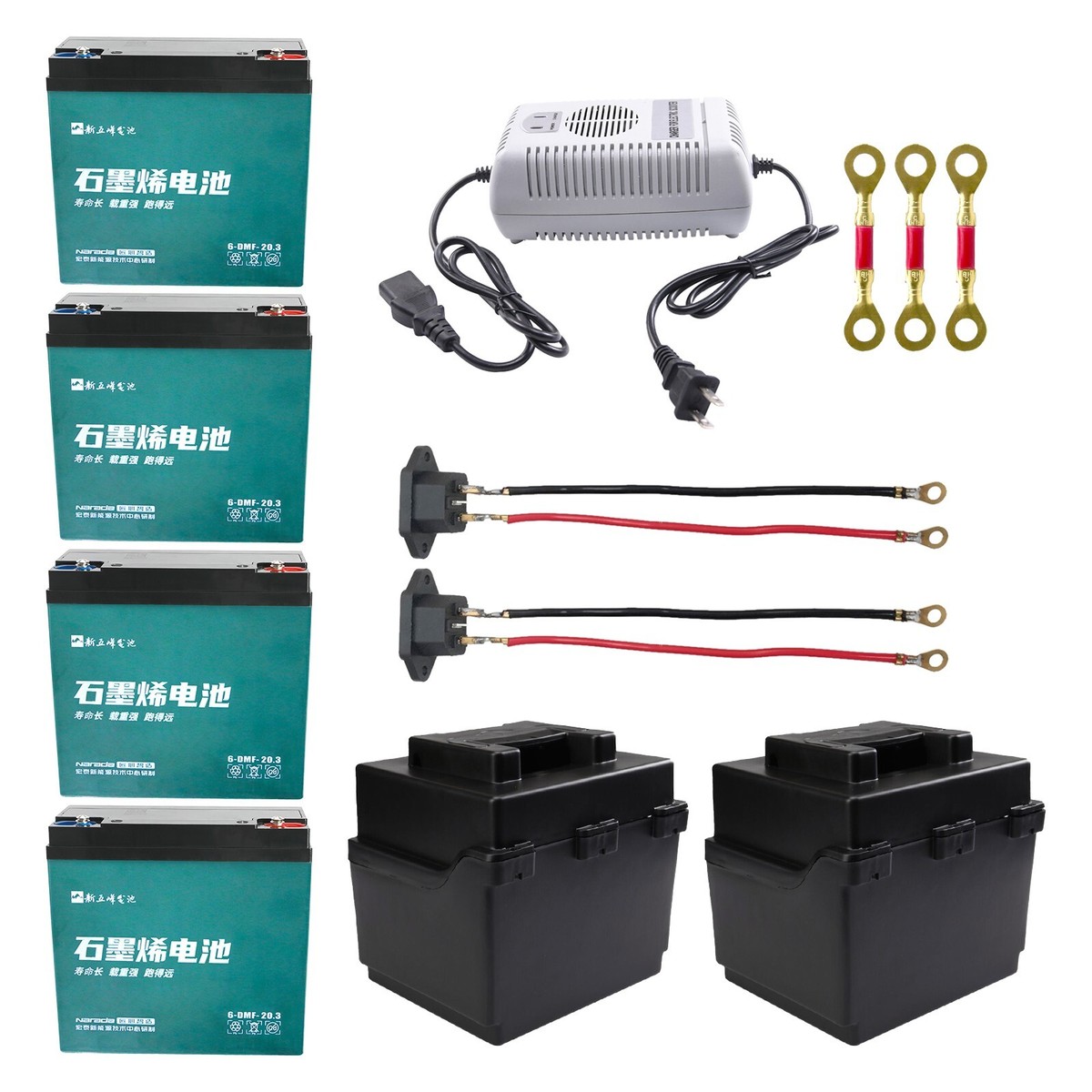 12V 20Ah 6-DZM-20 Battery 6-DZF-20 6-DMF-20 Go Kart BIKE ATV
