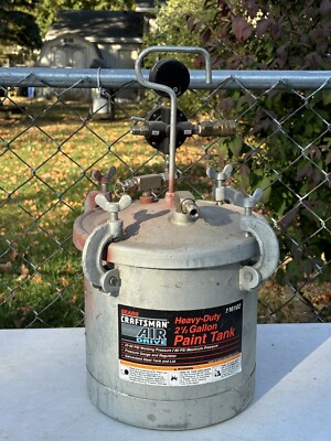 Sears Craftsman 16102 Air Drive 2-1/2 Gallon Heavy Duty Paint Tank