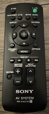 SONY RM-AAU039 RECEIVER REMOTE CONTROL STR-DA3600ES STR-DA3500ES DA2400ES New