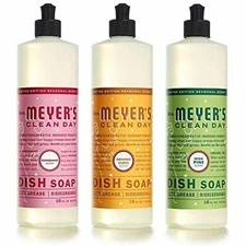 Mrs. Meyer’s Holiday Liquid Dish Soap Variety Pack, (Iowa Pine, Orange Clove,