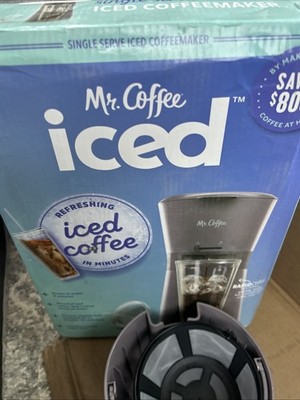MR COFFEE Iced Coffee Rapid Chill Machine Brew Basket w/ Filter NEW