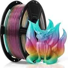 FLASHFORGE Translucent Glitter PLA Crystal Filament 1.75mm 3D Printer Filament