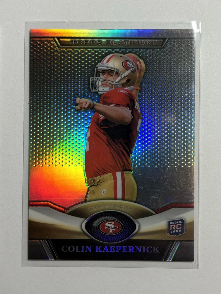 COLIN KAEPERNICK ROOKIE RC LOT - TOPPS PLATINUM CHROME RR #59 #25 - 3x CARDS LOT - Image 4 of 4