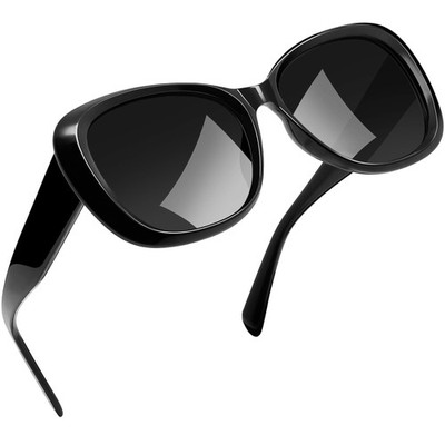 Oversized Butterfly Sunglasses for Women s Medium to Large Faces - Polarized ...