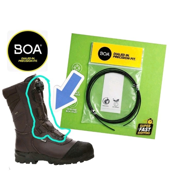 BOA Chiruca Botas Cable de Encaje Kit Repuesto Reparación Fijación Dogo Roto