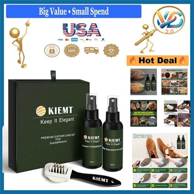 Leather & Suede Care Kit Leather Cleaner Conditioner Protector