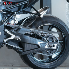 For 2019-2026 BMW S1000RR 100% Carbon Fibre Rear Hugger Chain Guard Fairing