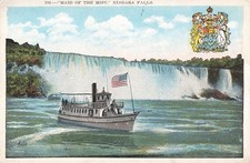 Maid Of The Mist Niagara Falls Steamer Boat Vintage Postcard Unposted USA Made