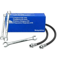 2x ATE Bremsschlauch 555mm Vorne Schlüssel für BMW X1 E84 1.6 2.0 2.0D