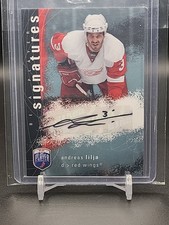 2007-08 Be a Player Signatures Andreas Lilja Detroit Red Wings 