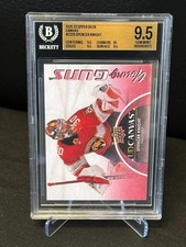 Spencer Knight 2021-22 Upper Deck UD Canvas Young Guns Rookie Gem Mint BGS 9.5