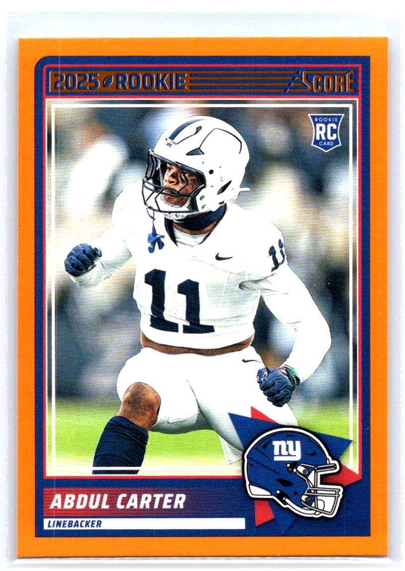 2025 Score #16 Abdul Carter Orange